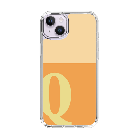 Slim Protection Case［ Original - initial two tone - Q orange ］