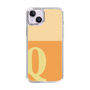Slim Protection Case［ Original - initial two tone - Q orange ］