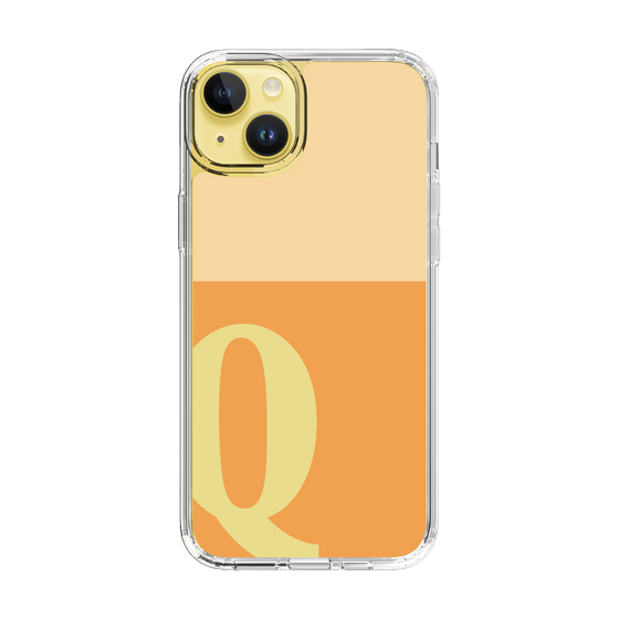 Slim Protection Case［ Original - initial two tone - Q orange ］