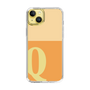 Slim Protection Case［ Original - initial two tone - Q orange ］