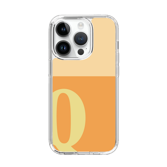 Slim Protection Case［ Original - initial two tone - Q orange ］