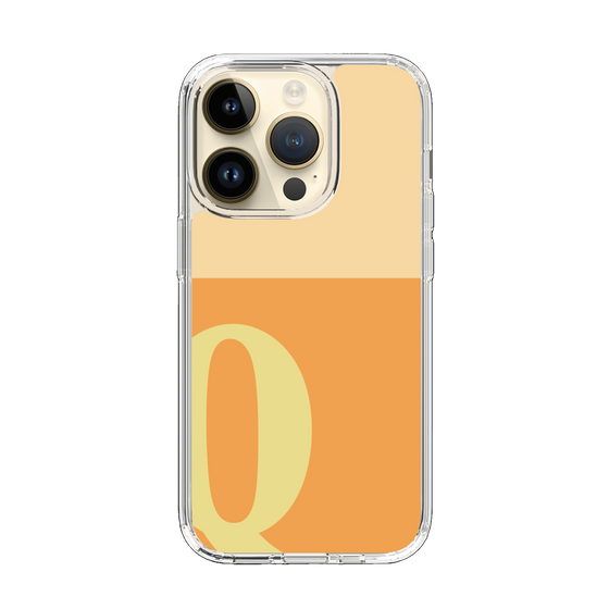 Slim Protection Case［ Original - initial two tone - Q orange ］