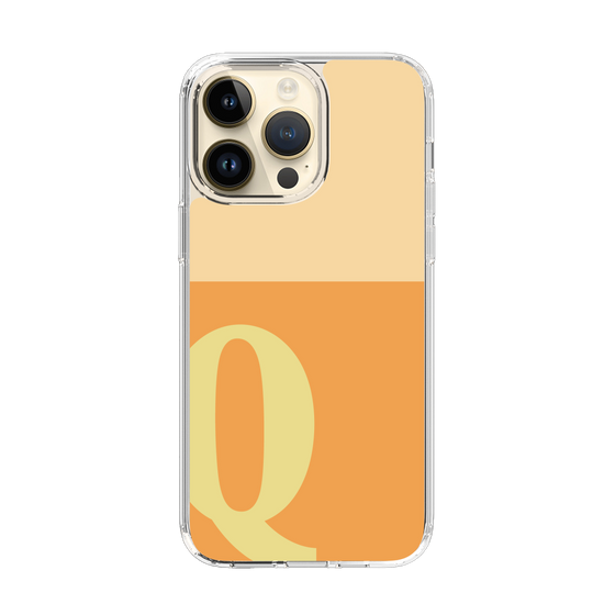Slim Protection Case［ Original - initial two tone - Q orange ］