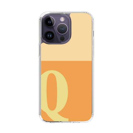Slim Protection Case［ Original - initial two tone - Q orange ］