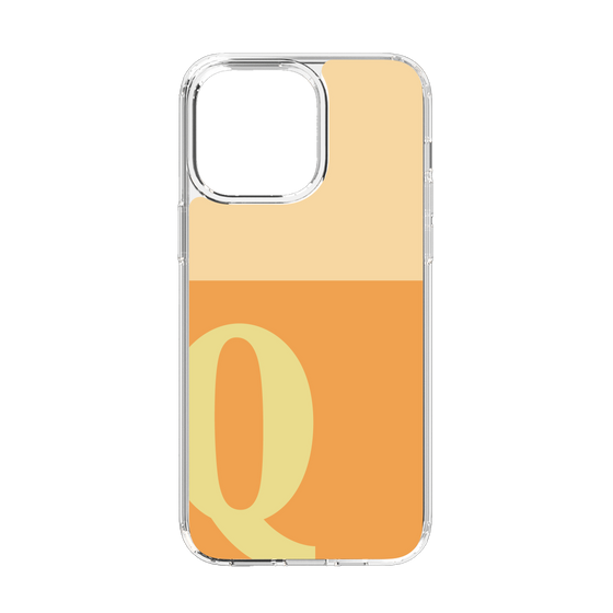 Slim Protection Case［ Original - initial two tone - Q orange ］