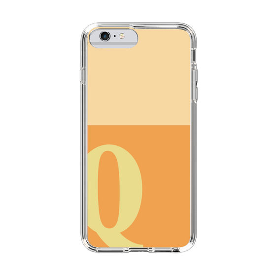 Slim Protection Case［ Original - initial two tone - Q orange ］
