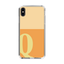 Slim Protection Case［ Original - initial two tone - Q orange ］