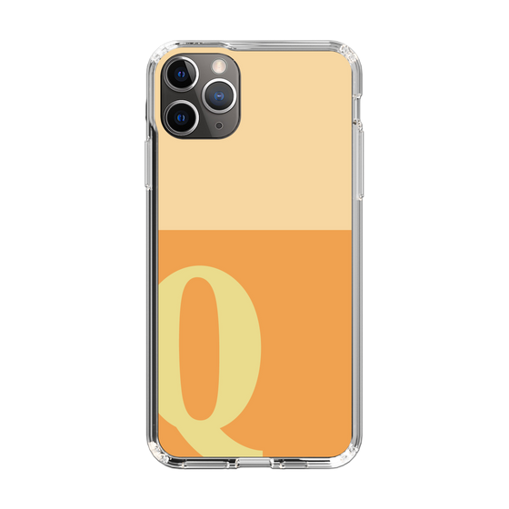 Slim Protection Case［ Original - initial two tone - Q orange ］