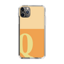 Slim Protection Case［ Original - initial two tone - Q orange ］