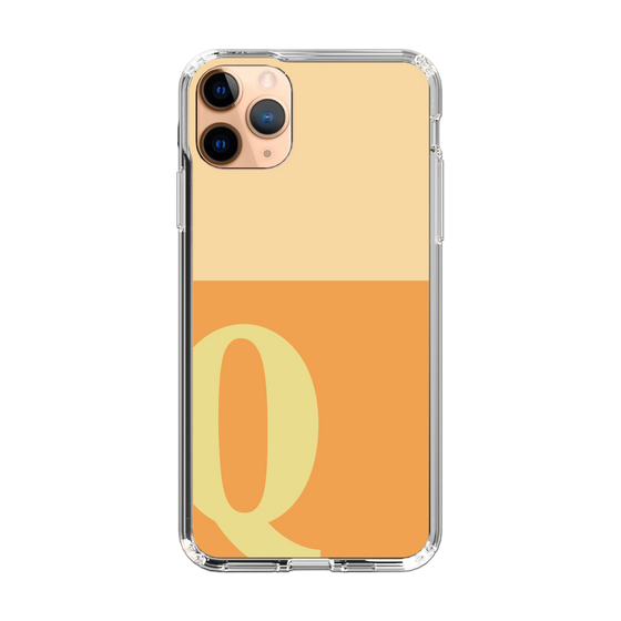 Slim Protection Case［ Original - initial two tone - Q orange ］