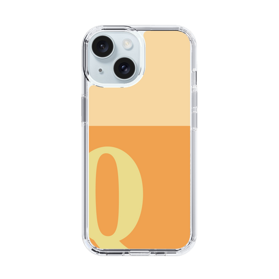 Slim Protection Case［ Original - initial two tone - Q orange ］