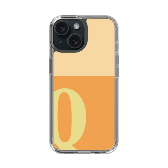 Slim Protection Case［ Original - initial two tone - Q orange ］