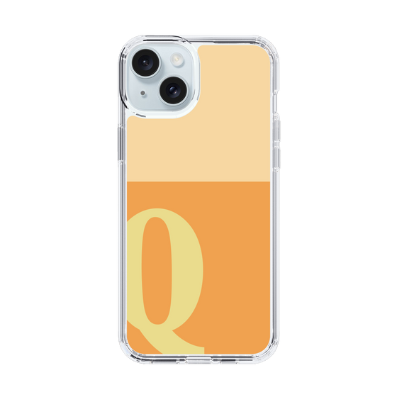Slim Protection Case［ Original - initial two tone - Q orange ］