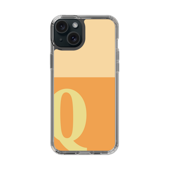 Slim Protection Case［ Original - initial two tone - Q orange ］