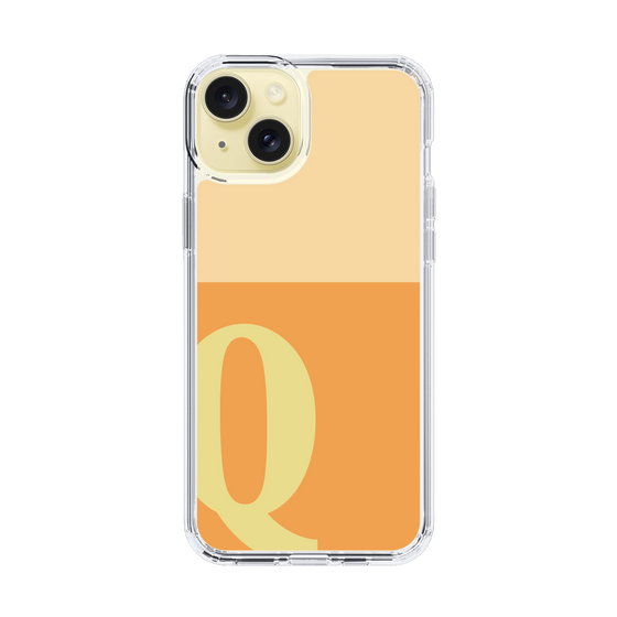 Slim Protection Case［ Original - initial two tone - Q orange ］