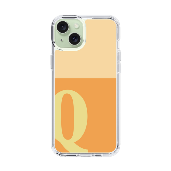 Slim Protection Case［ Original - initial two tone - Q orange ］