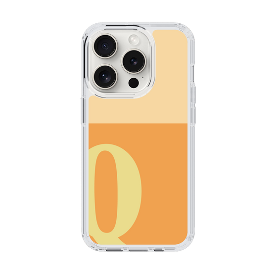 Slim Protection Case［ Original - initial two tone - Q orange ］