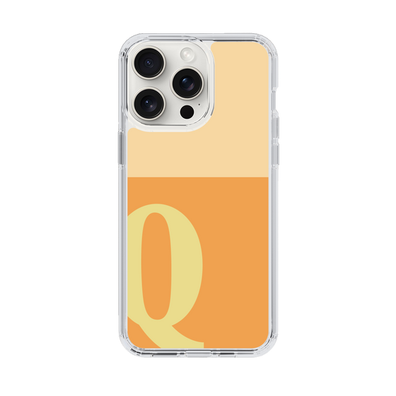 Slim Protection Case［ Original - initial two tone - Q orange ］