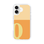 Slim Protection Case［ オリジナル - initial two tone - Q orange ］