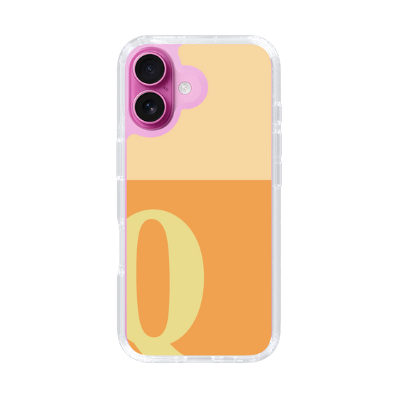 Slim Protection Case［ オリジナル - initial two tone - Q orange ］