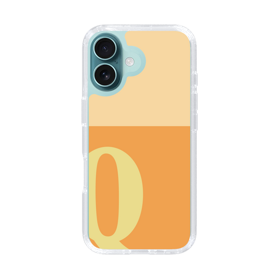 Slim Protection Case［ オリジナル - initial two tone - Q orange ］