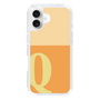 Slim Protection Case［ オリジナル - initial two tone - Q orange ］