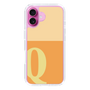 Slim Protection Case［ オリジナル - initial two tone - Q orange ］