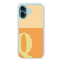 Slim Protection Case［ オリジナル - initial two tone - Q orange ］