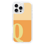 Slim Protection Case［ オリジナル - initial two tone - Q orange ］