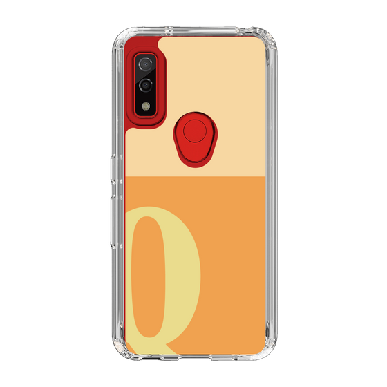 Slim Protection Case［ Original - initial two tone - Q orange ］