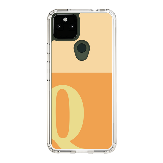 Slim Protection Case［ Original - initial two tone - Q orange ］