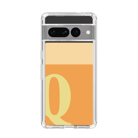 Slim Protection Case［ Original - initial two tone - Q orange ］