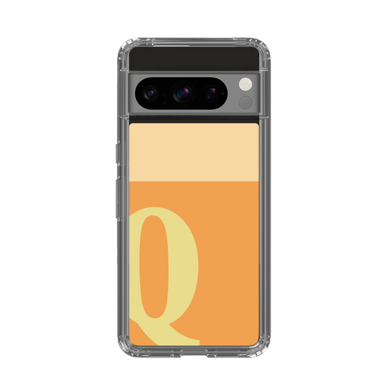 Slim Protection Case［ Original - initial two tone - Q orange ］