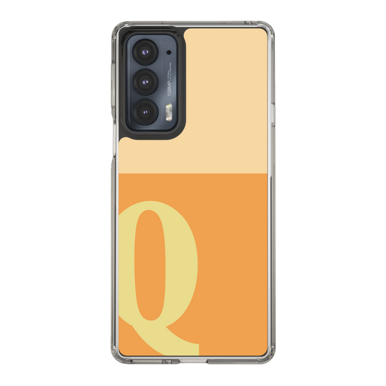 Slim Protection Case［ Original - initial two tone - Q orange ］