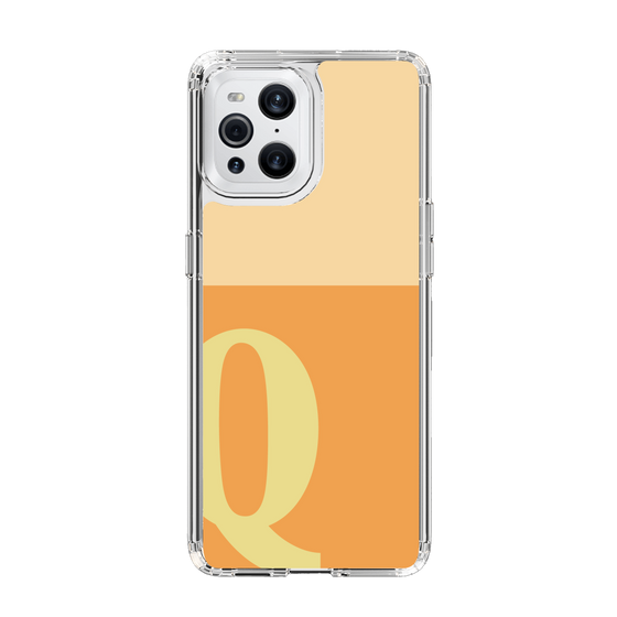 Slim Protection Case［ Original - initial two tone - Q orange ］