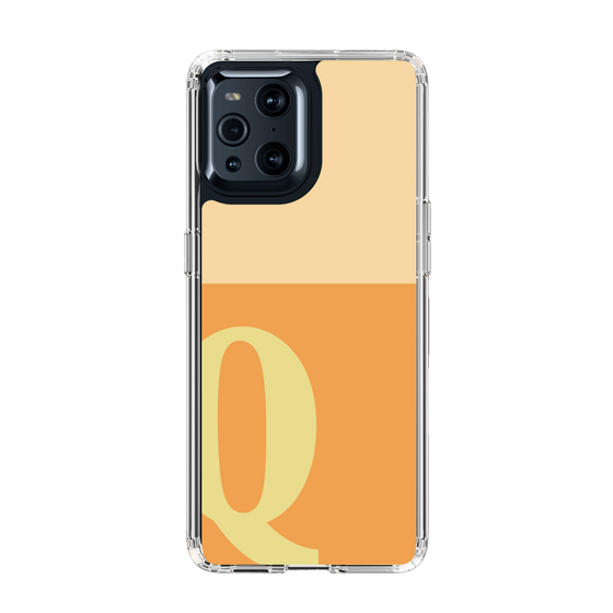 Slim Protection Case［ Original - initial two tone - Q orange ］