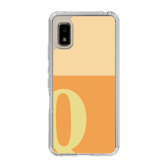 Slim Protection Case［ Original - initial two tone - Q orange ］