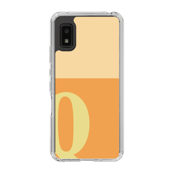 Slim Protection Case［ Original - initial two tone - Q orange ］