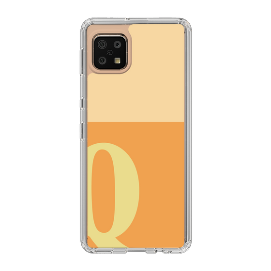 Slim Protection Case［ Original - initial two tone - Q orange ］