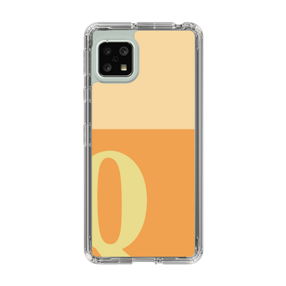 Slim Protection Case［ Original - initial two tone - Q orange ］