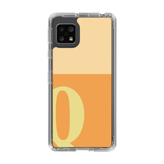 Slim Protection Case［ Original - initial two tone - Q orange ］