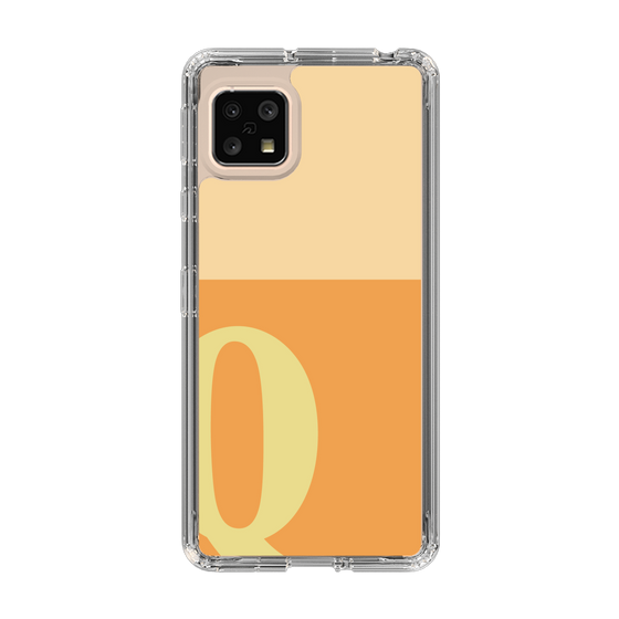 Slim Protection Case［ Original - initial two tone - Q orange ］