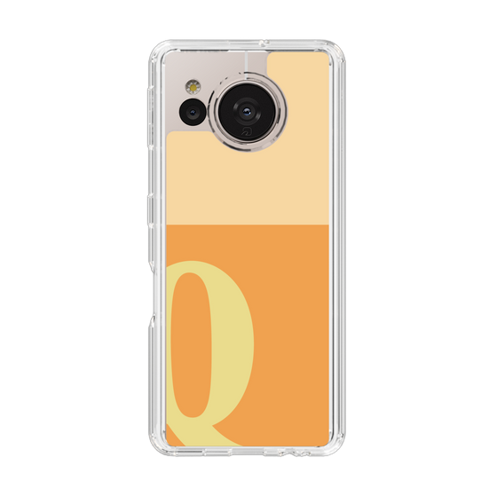 Slim Protection Case［ Original - initial two tone - Q orange ］