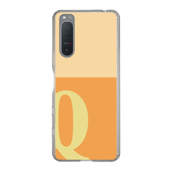 Slim Protection Case［ Original - initial two tone - Q orange ］
