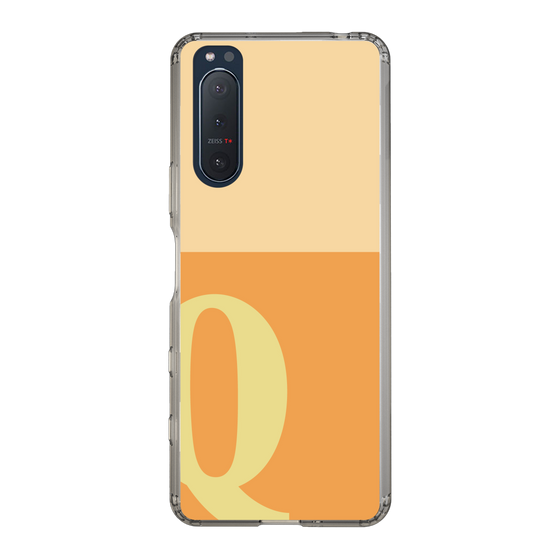 Slim Protection Case［ Original - initial two tone - Q orange ］