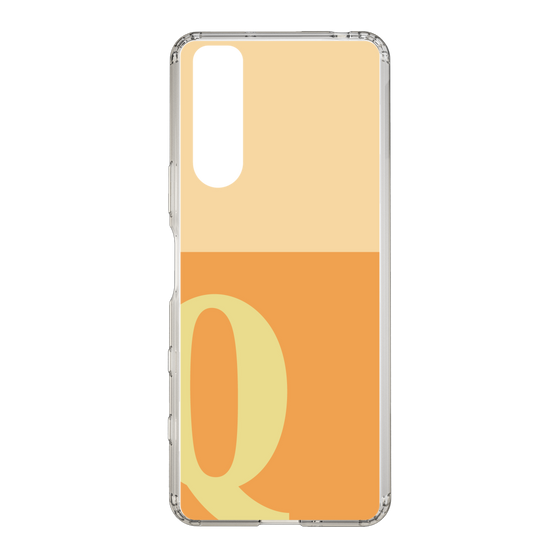 Slim Protection Case［ Original - initial two tone - Q orange ］