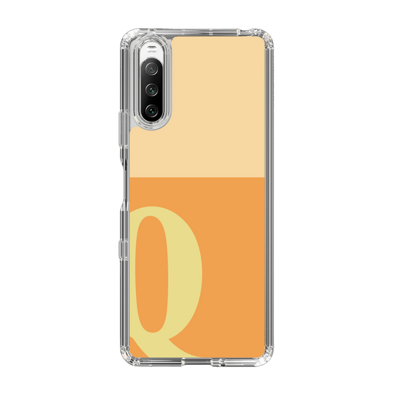 Slim Protection Case［ Original - initial two tone - Q orange ］