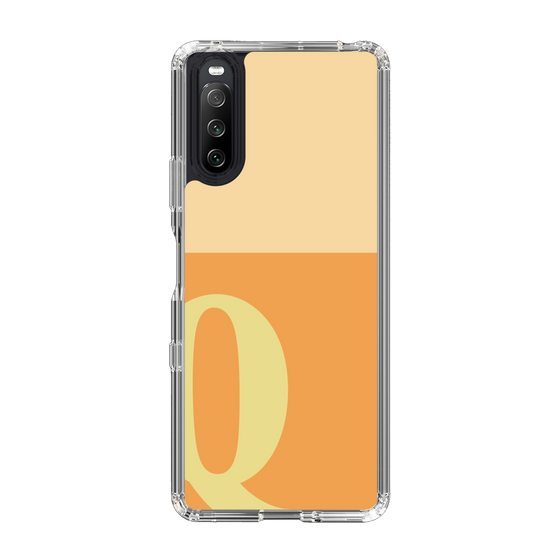 Slim Protection Case［ Original - initial two tone - Q orange ］