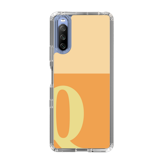 Slim Protection Case［ Original - initial two tone - Q orange ］