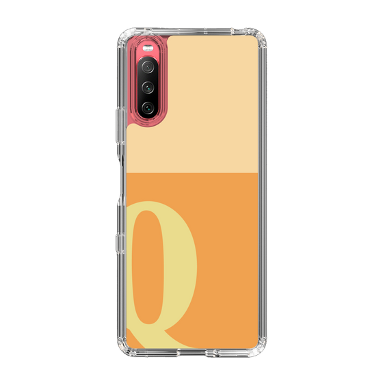 Slim Protection Case［ Original - initial two tone - Q orange ］